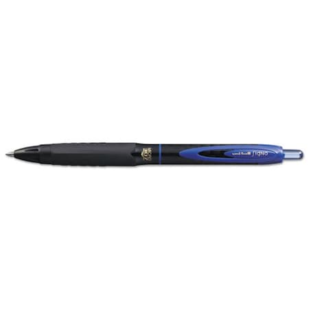 Vertex UBC 0.5 mm Micro Blue Ink Black Barrel 307 Retractable Gel Pen - 1 Dozen VE3193467